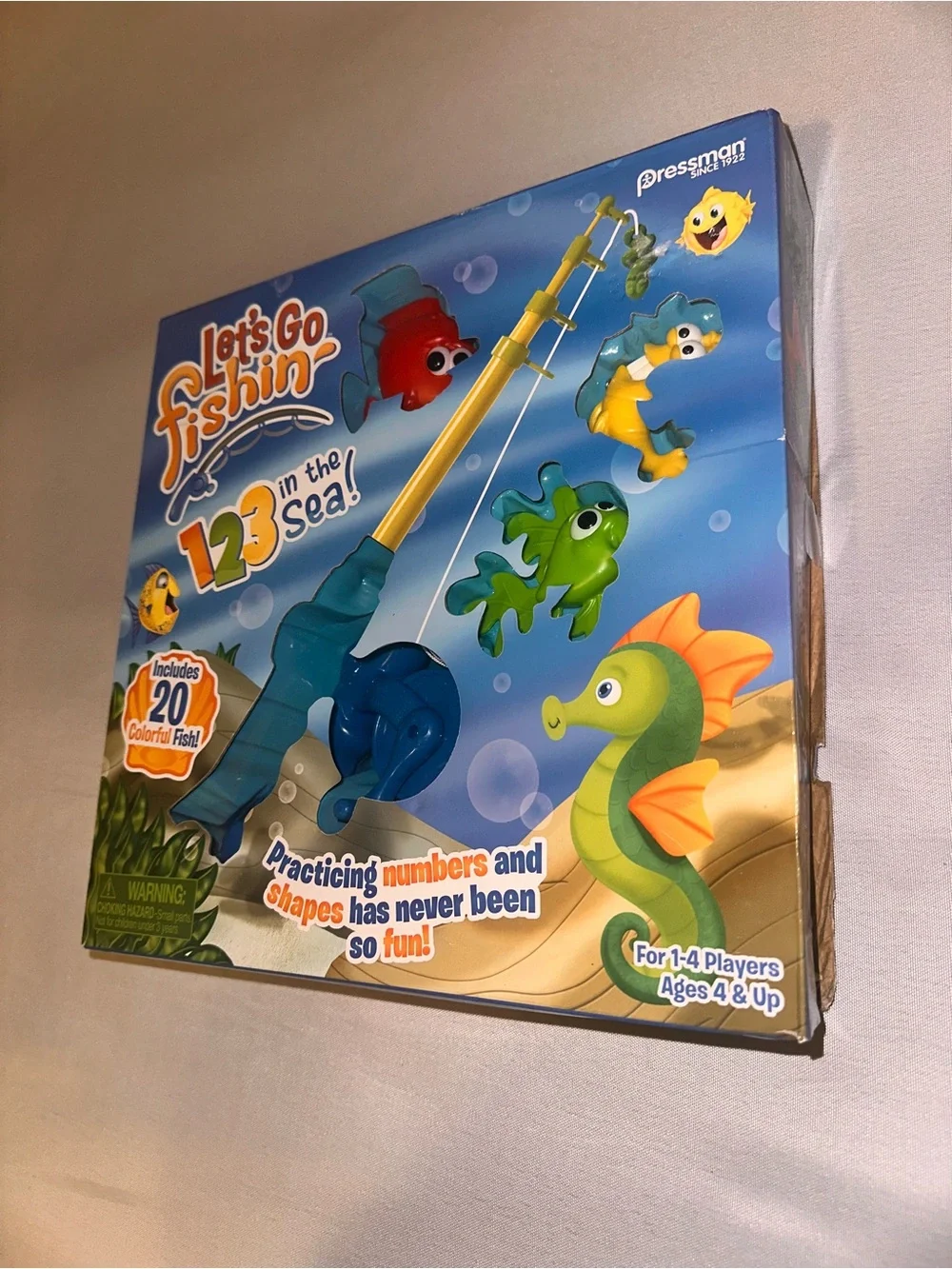 Let's Go Fishin' 123 in the Sea! by Pressman - Toy Fishing Game
